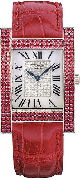 Chopard H Diamond & Rubies Women's Watch 173451-1014