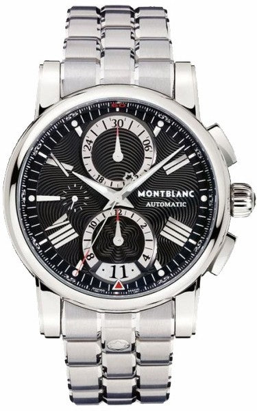 MontBlanc Star Black Dial Automatic Chronograph Men's Watch 102376