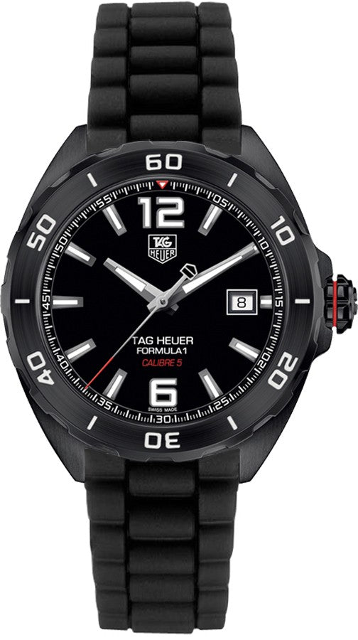 WAZ2111.BA0875 TAG Heuer Formula One Mens Black Automatic Watch Abbey Five