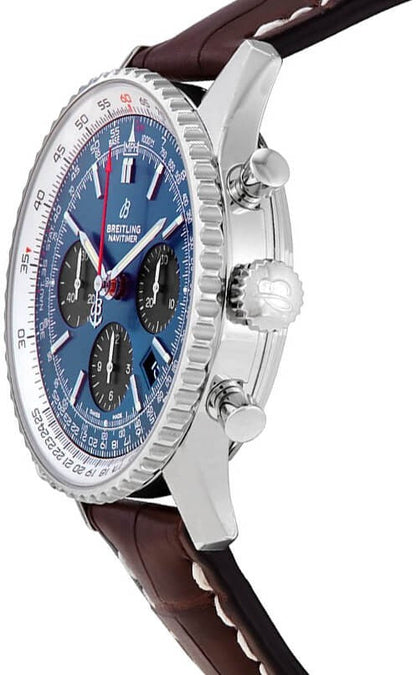 Breitling Navitimer 1 B01 Chronograph 43 Blue Dial Men's Watch AB0121211C1P2