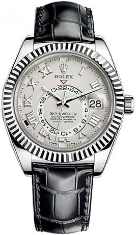 Rolex Sky-Dweller 18k White Gold Men's Watch 326139-0004