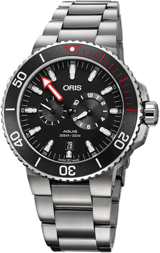 Oris Aquis Regulateur Der Meistertaucher Men's Watch 74977347154MB+RS