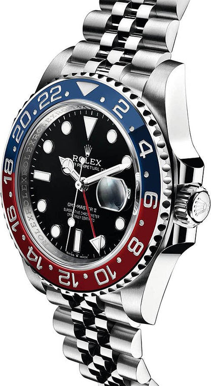 Rolex GMT-Master II Pepsi Luxury Men's Watch 126710BLRO-0001