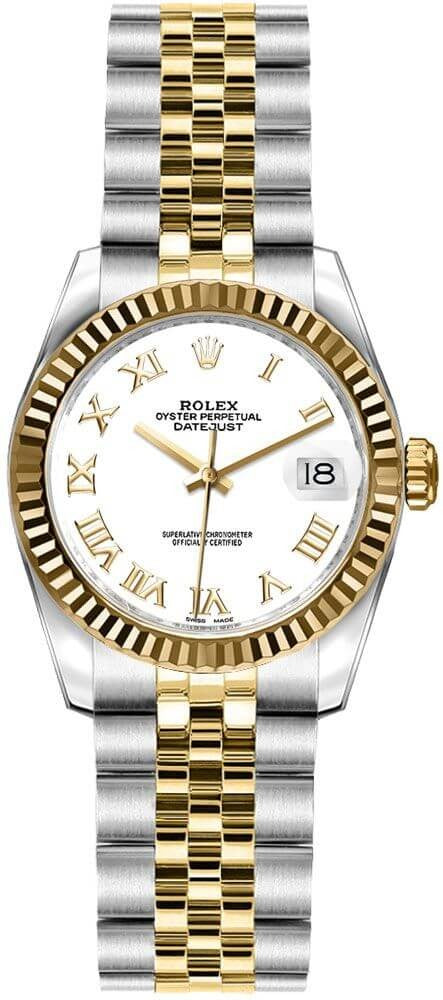 Rolex Lady-Datejust 26 Gold Women's Watch 179173-0182