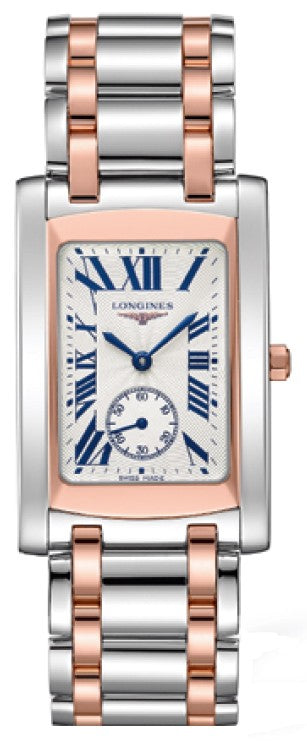 Longines DolceVita Rose Gold & Steel Luxury Men's Watch L5.655.5.71.7