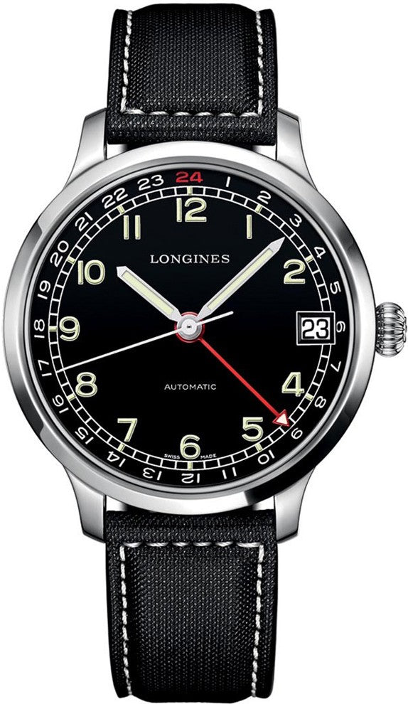 Longines Heritage Military GMT Men's Watch L2.789.4.53.0