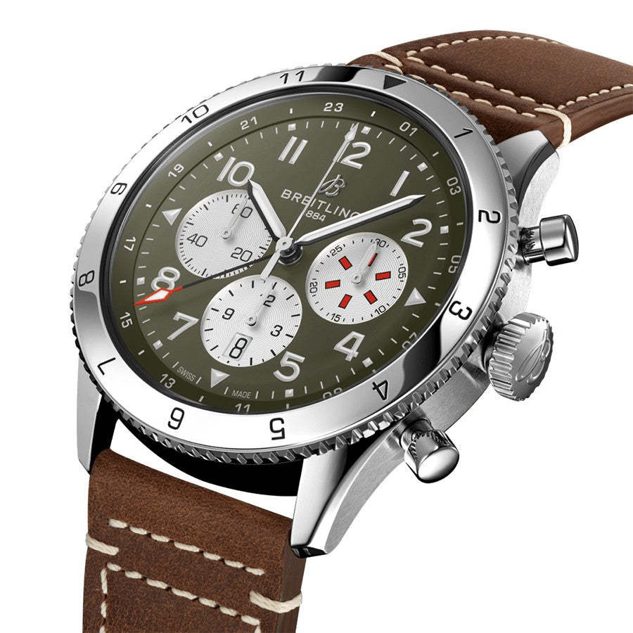 Breitling Aviator Super Avi B04 Curtiss Warhawk 46mm Men's Watch AB04452A1L1X1