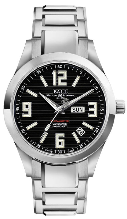 Ball Engineer II Arabic Chronometer Black Dial Men's Watch NM2026C-S2CA-BK