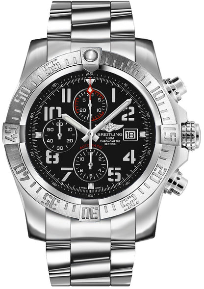 Breitling Super Avenger II Steel Volcano Black A13371111B2A1