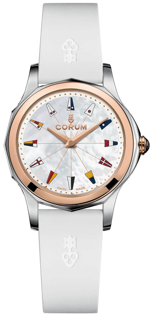 Corum Admiral's Cup Legend 32 Steel Women's Watch 020.100.24/0049 PN12