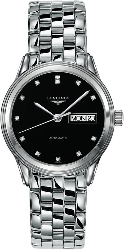 Longines Flagship Black Dial Men's Automatic Watch L4.799.4.57.6