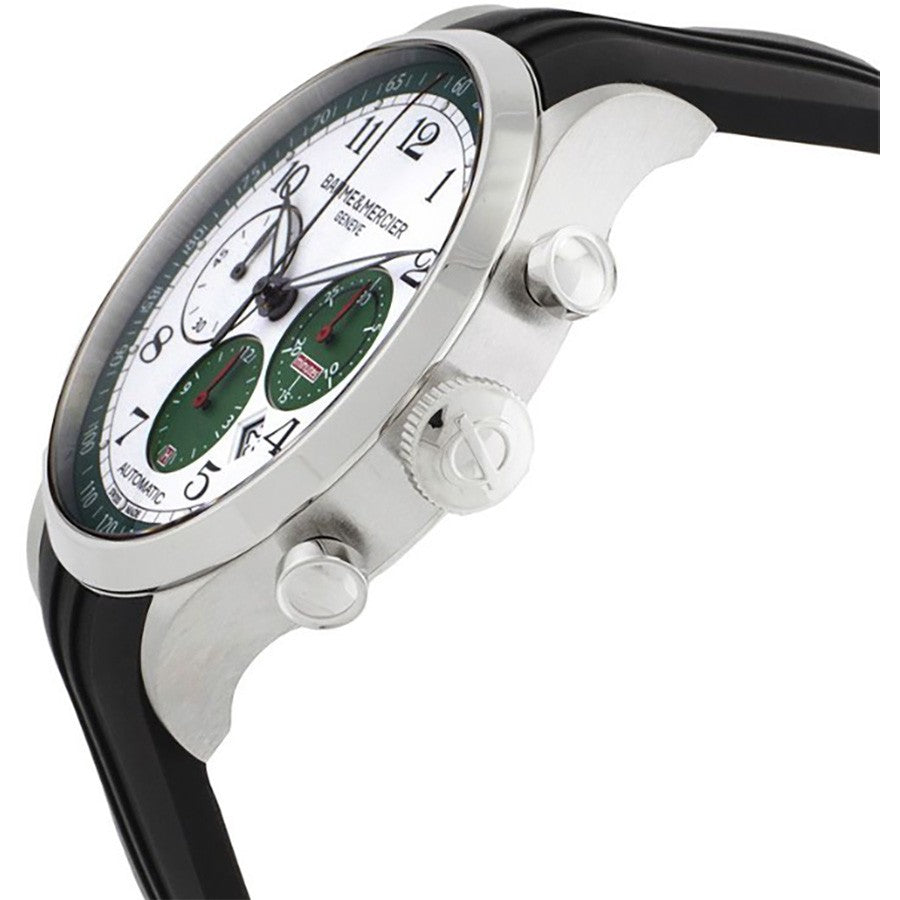 Baume & Mercier Capeland White Dial "Limited Topos" Automatic Men's Watch MOA10305