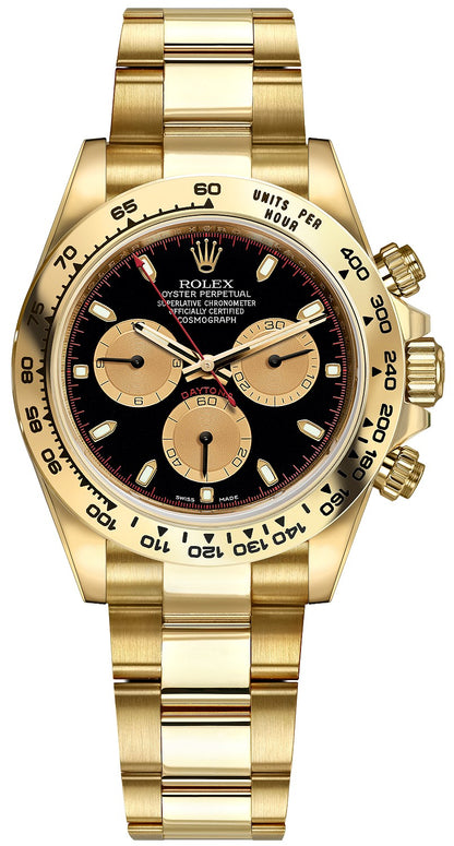 Rolex Cosmograph Daytona Paul Newman Solid Gold Watch 116508-0009