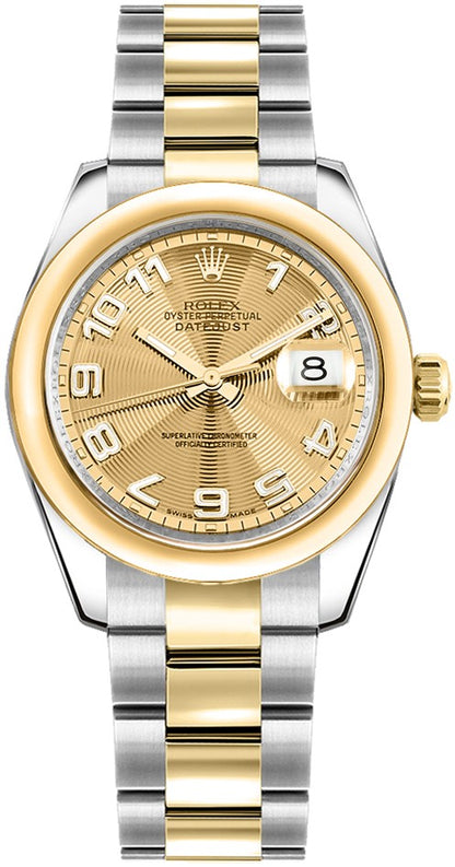 Rolex Datejust 31 Champagne Dial Watch 178243