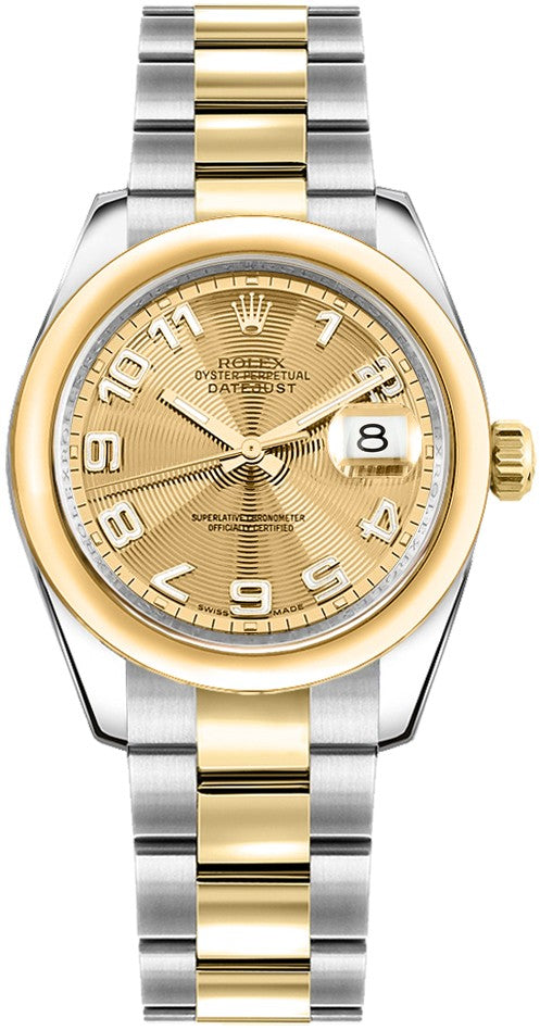 Rolex Datejust 31 Champagne Dial Watch 178243
