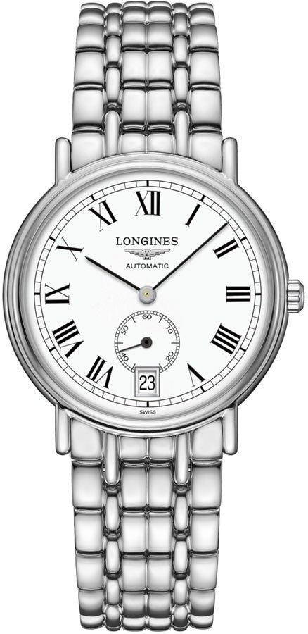 Longines Presence White Dial Luxury Watch L4.804.4.11.6