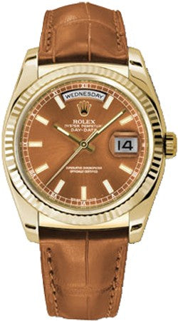 Rolex Day-Date 36 Gold Case Watch 118138-0005