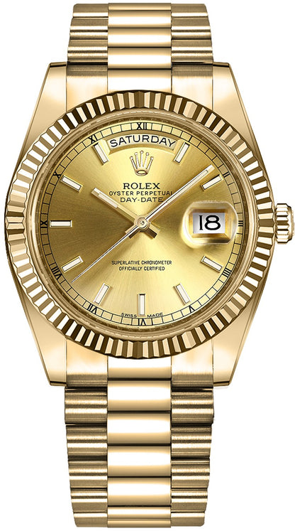 Rolex Day-Date 41 Luxury Men's Gold Watch 218238