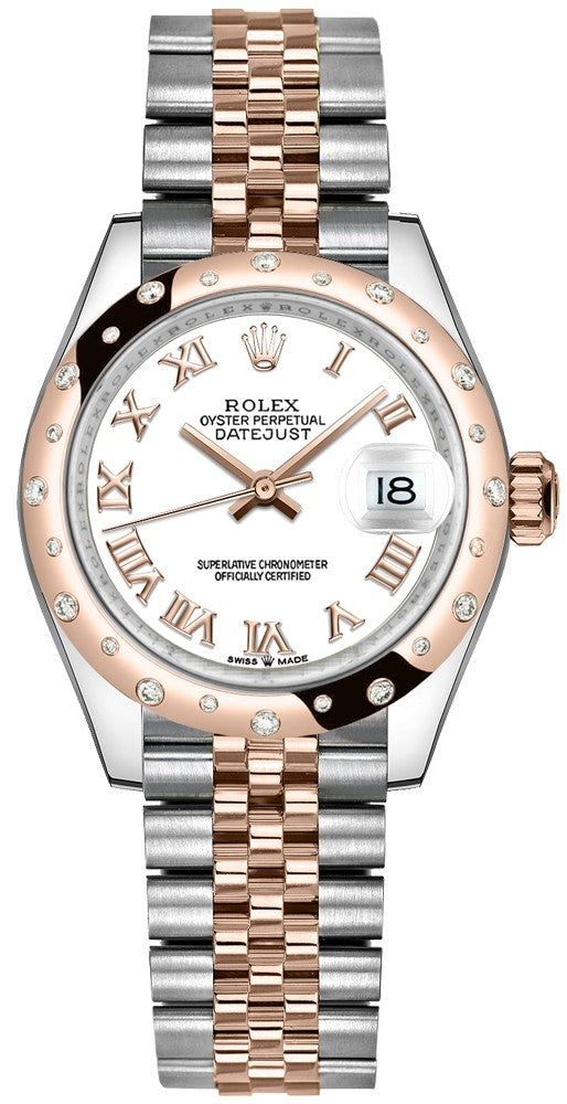 Rolex Datejust 31 White Dial Roman Numerals Women's Watch 278341RBR-0002