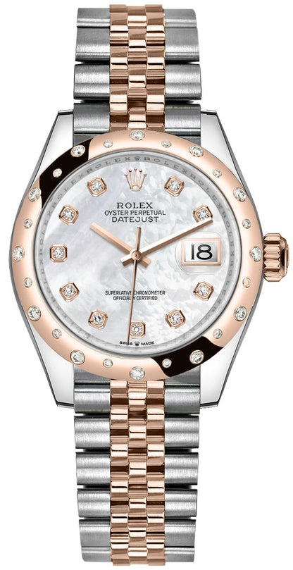 Rolex Datejust 31 White Mother of Pearl Women's Watch 278341RBR-0026