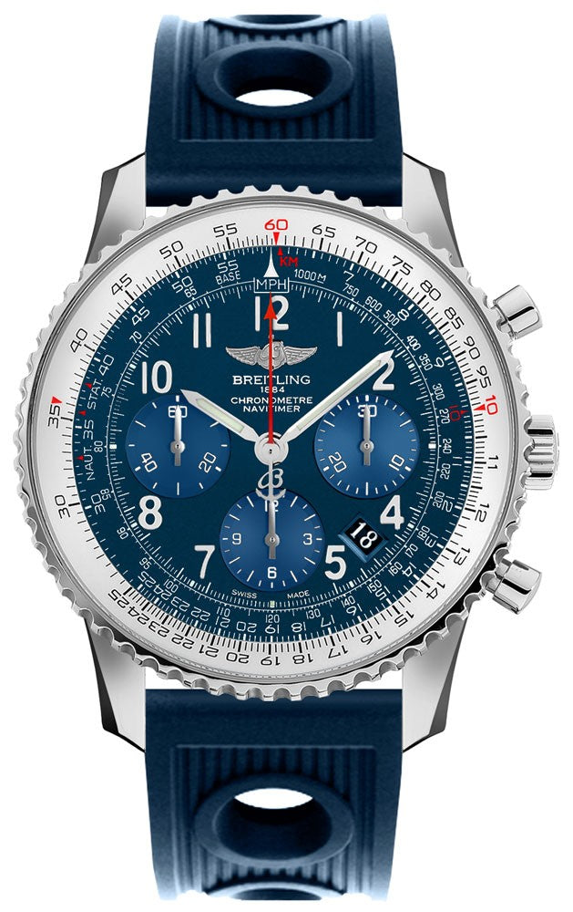 Breitling Navitimer 01 43 Limited Edition Blue Dial Men's Watch AB0121C4/C920-211S