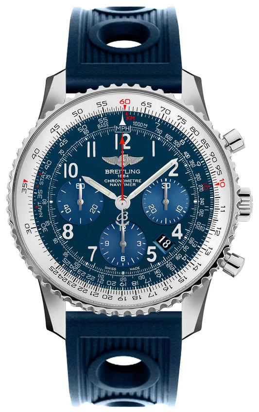 Breitling Navitimer 01 43 Limited Edition Blue Dial Men's Watch AB0121C4/C920-211S