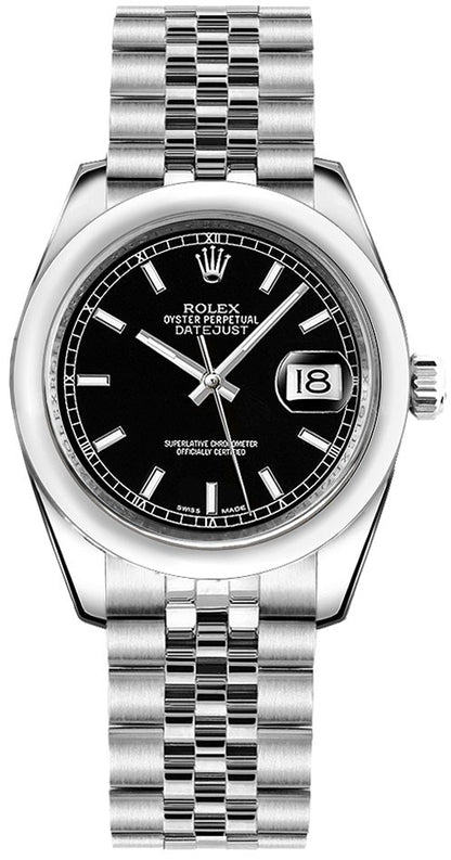 Rolex Datejust 31 Black Dial Watch 178240