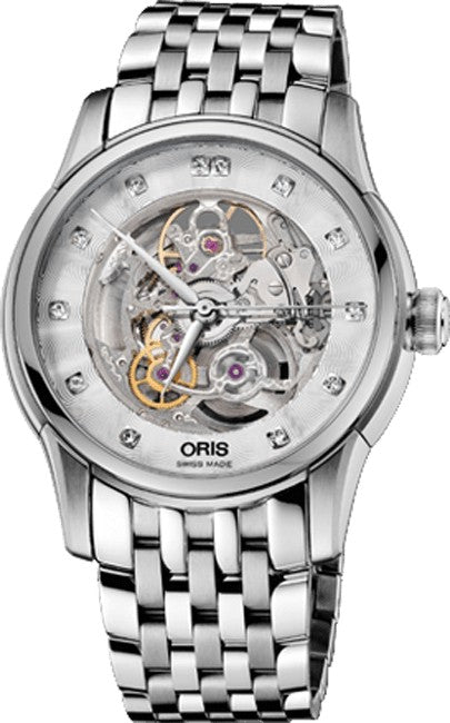 Oris Artelier Skeleton Diamonds 73476704019MB