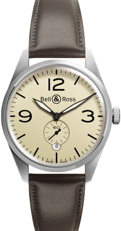 Bell & Ross Vintage Original BRV123-BEI-ST/SCA